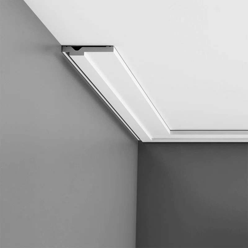 2-3/4 in x 1/2 in x 78-3/4 in Primed White Plain Polystyrene Crown Moulding (Set of 4)