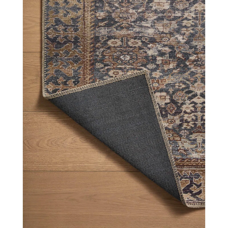 Amber Lewis x Loloi Amber Lewis x Loloi Georgie Denim / Spice Area Rug