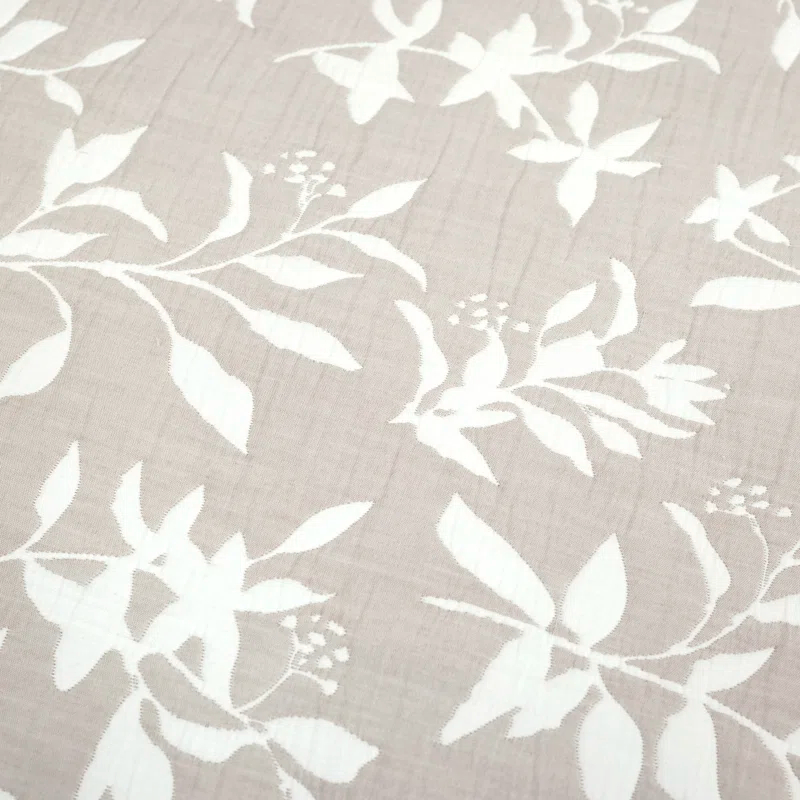 Lush Decor Floral Jacquard Reversible Soft Matelassé Quilt 3Pc Set