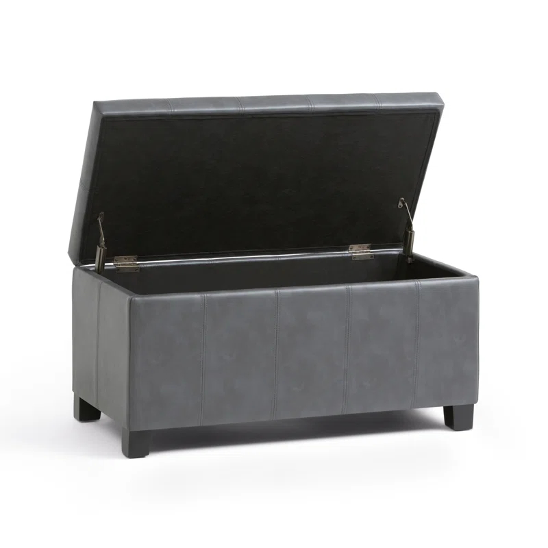 Simpli Home Dover Storage Ottoman Bench,Assembled