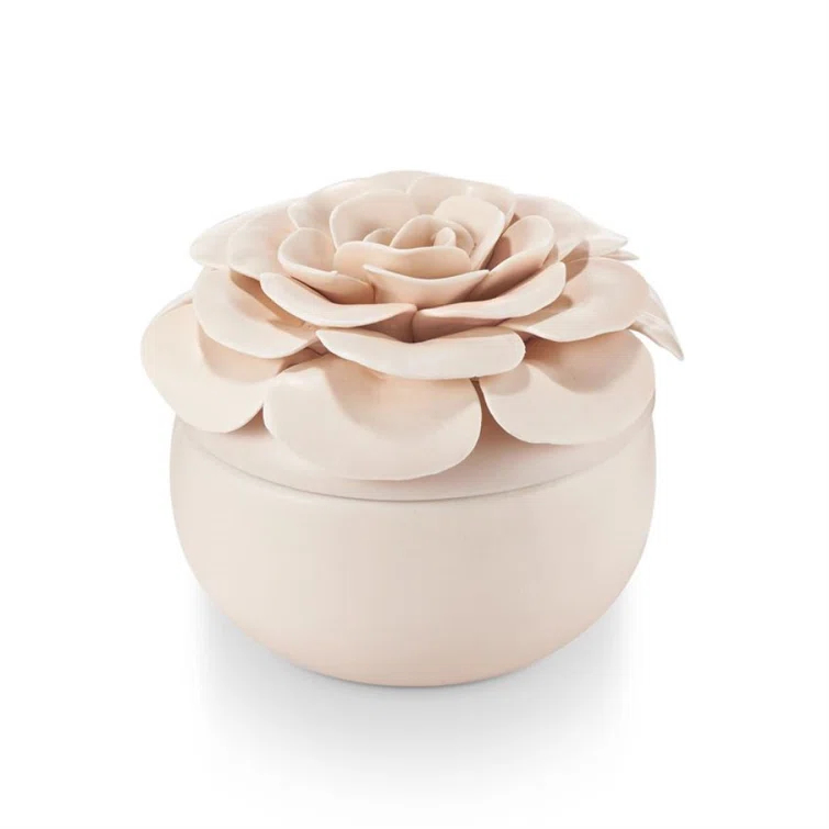 ILLUME Essentials Collection, Coconut Milk Mango Ceramic Flower