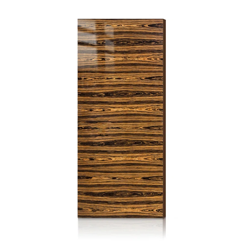 Calhome Walnut High Glow Smooth Flush Hollow Core Veneer Composite Interior Door Slab