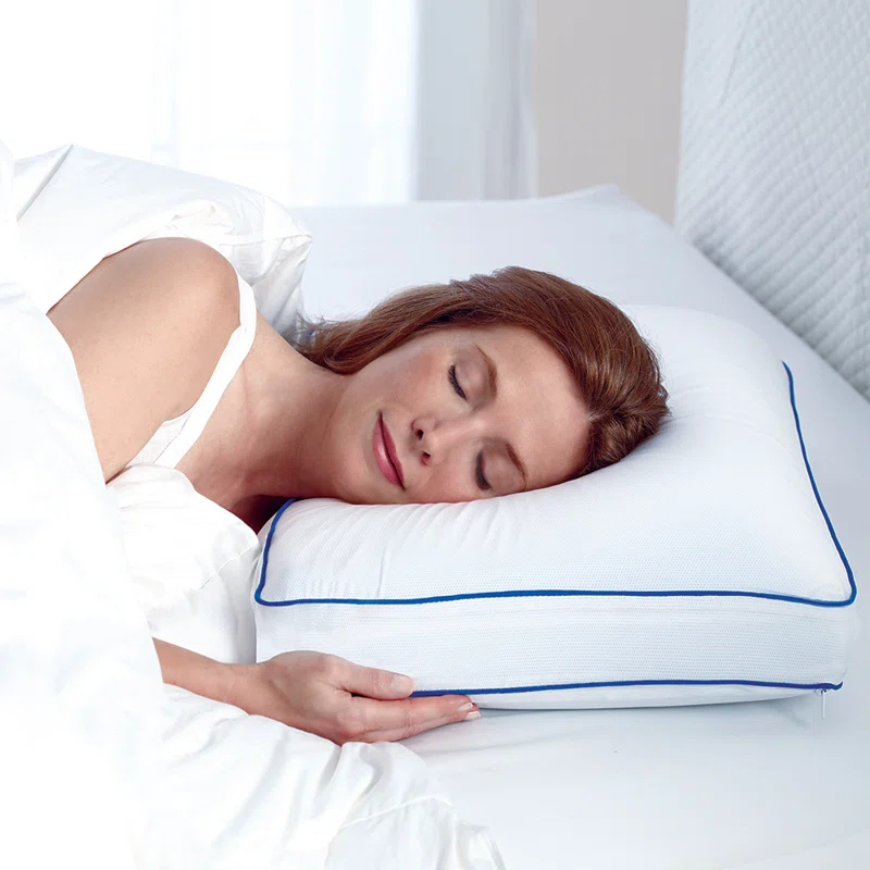 Sleep Innovations Gel Memory Foam Medium Cooling Pillow