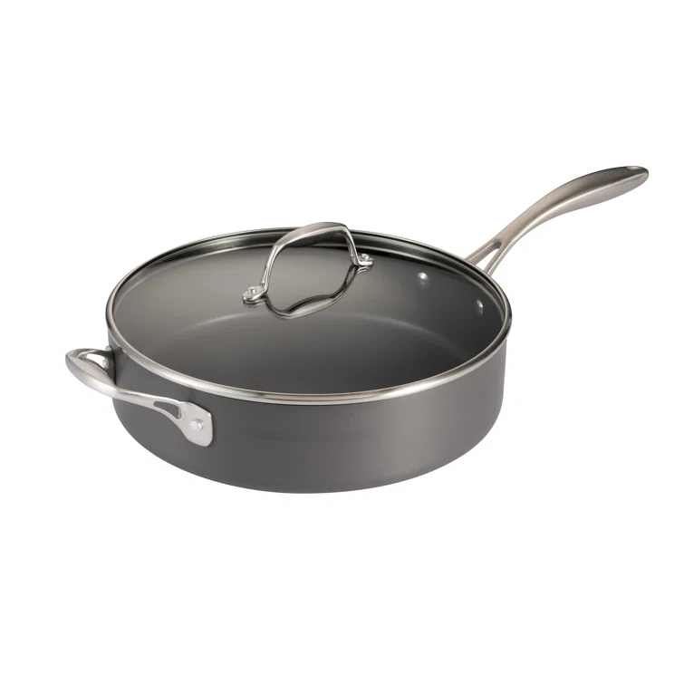 Tramontina Tramontina 5.5 Qt Hard Anodized Aluminum Covered Deep Sauté Pan