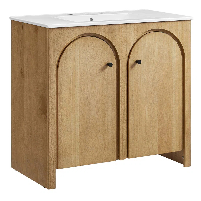 Modway Modway Appia 36'' Single Bathroom Vanity with Ceramic Top