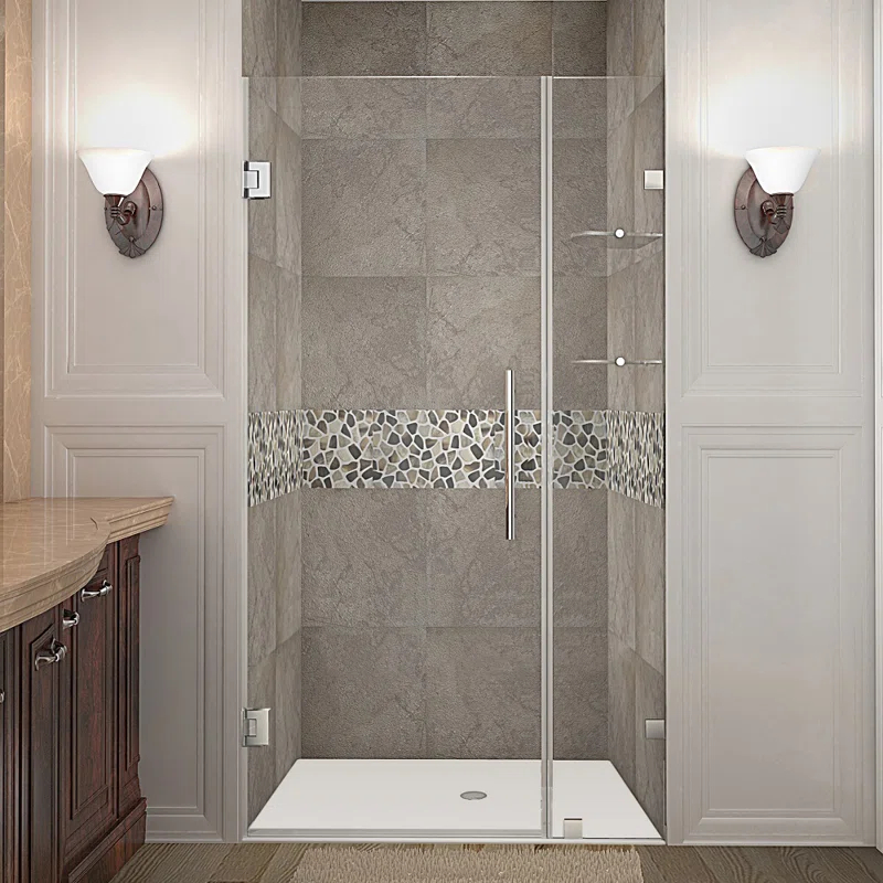 Nautis GS Hinged Frameless Shower Door