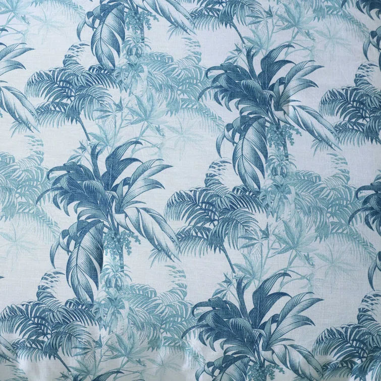 Tommy Bahama Home Tommy Bahama Legacy Palms Cotton Reversible Blue Comforter Set