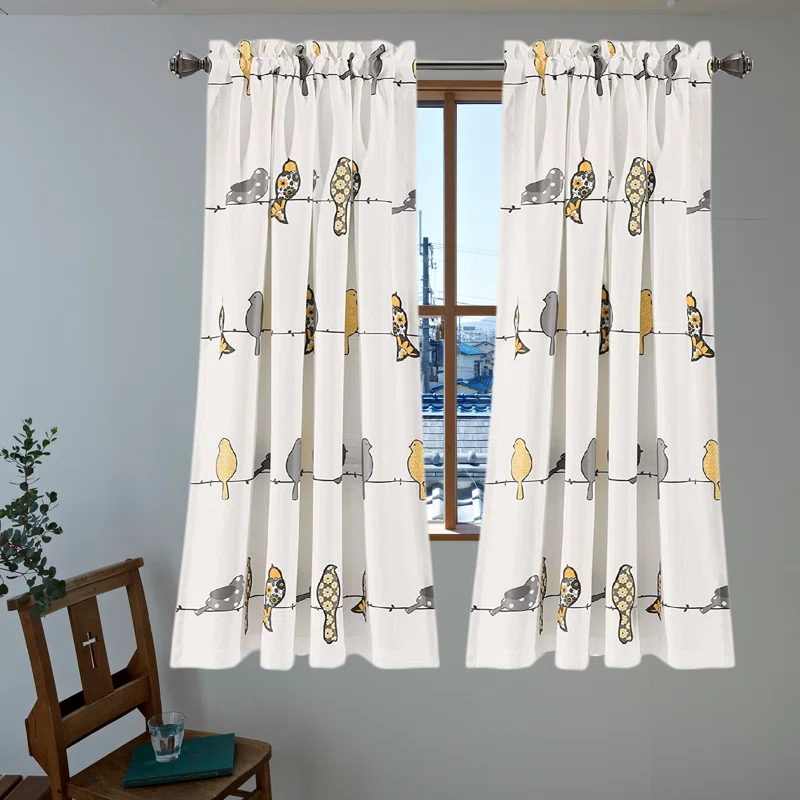 Frifoho Room Darkening Curtain Pair (Set of 2)