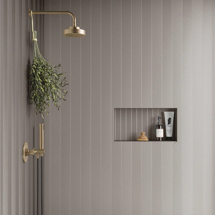 Bedrosians Kaikos 11" x 11" Glass Patterned Wall & Floor Tile