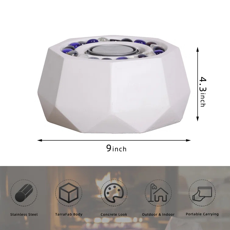 Afterglow Indoor and Outdoor Tabletop Fire Bowl