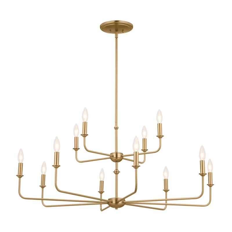 Kichler Lighting 12 - Light Dimmable Classic / Traditional Chandelier