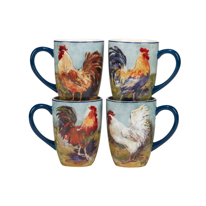 Certified International Rooster Meadow 16Pc Dinnerware Set