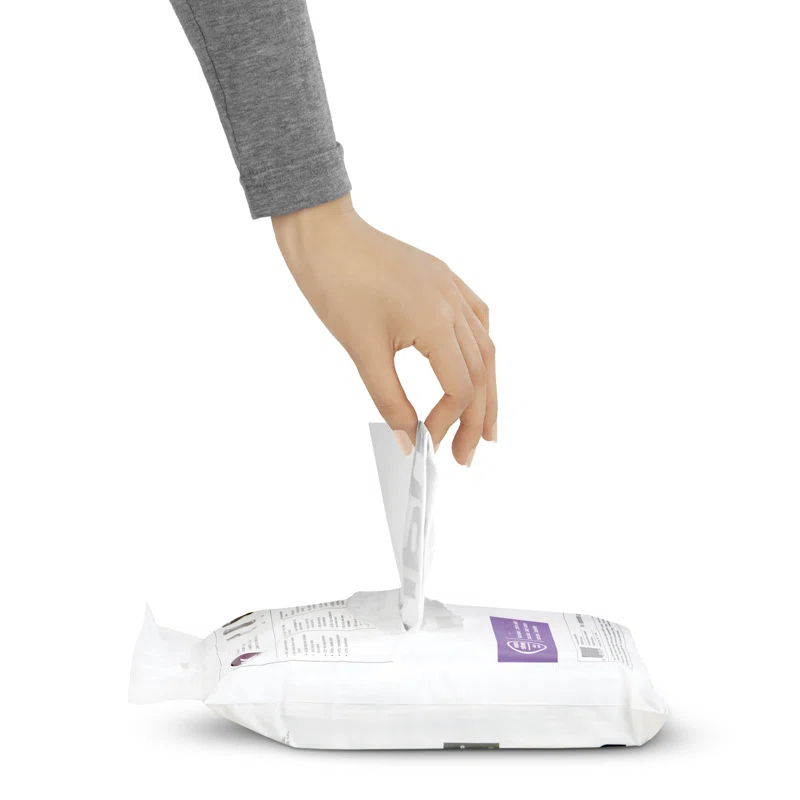 Simplehuman Code U Custom Fit Drawstring Trash Bags, 55 Liter / 14.5 Gallon, White, 60 Liners (Set of 60)