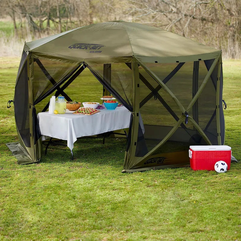 Clam CLAM Quick-Set Pavilion Portable Outdoor Canopy Shelter