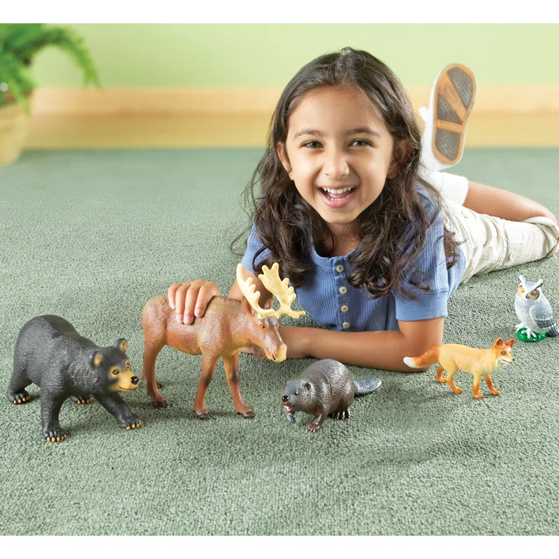 Learning Resources Learning Resources Jumbo Forest Animals, Set Of 5