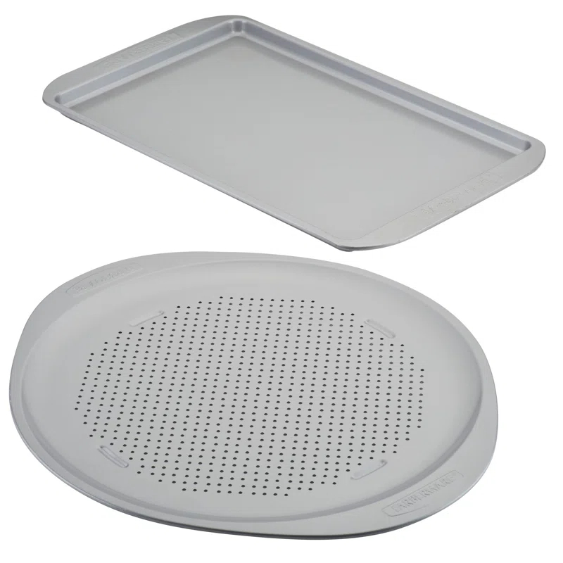 Farberware Farberware Nonstick Bakeware Perforated Pizza Pan And Baking Sheet Set, 2-Piece