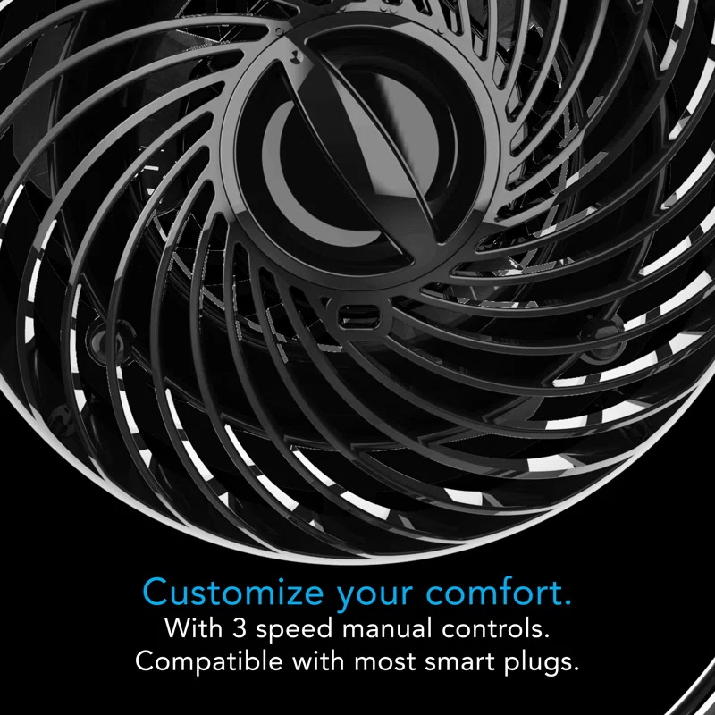 Vornado Vornado Pivot3C Compact Air Circulator Clip On Fan with Multi-Surface Mount