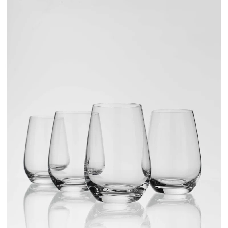 vivo by Villeroy & Boch Group Vivo by Villeroy & Boch Group Voice Set/4 Stemless Lead Free Crystal 13.5 oz All Purpose Glasses (Set of 4)