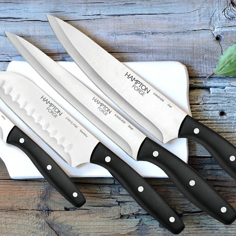 Hampton Forge Rochester - 15 Piece Knife Block Set, Full Tang, Triple Rivets & Reviews | Wayfair