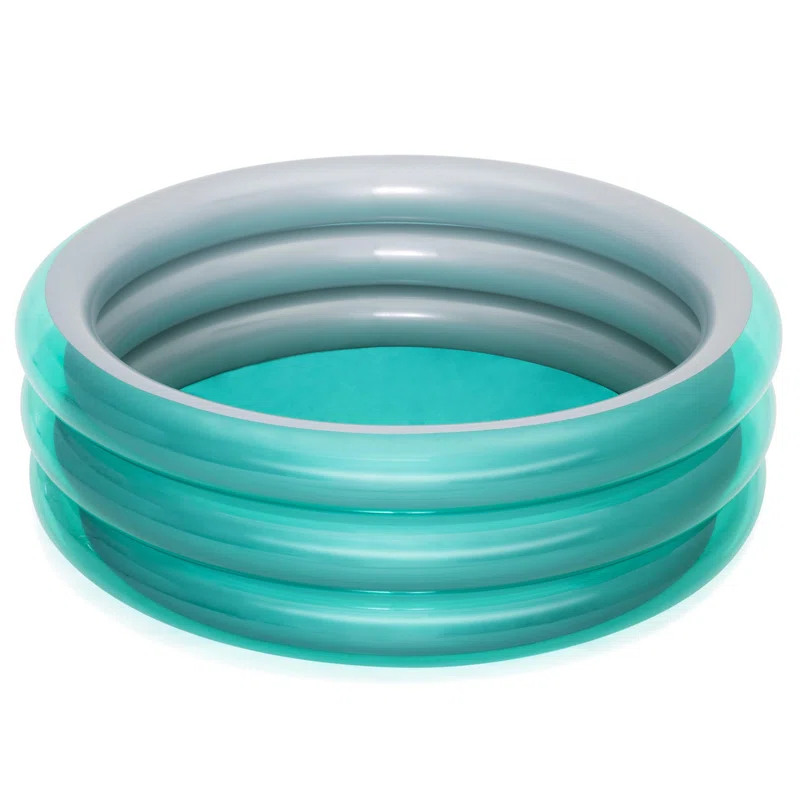 Bestway Plastic Round Kiddie Pool 20.87'' H x 66.93'' W x 66.93'' L