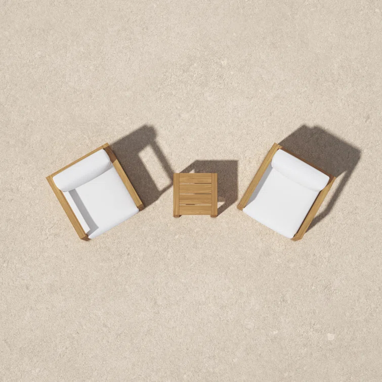 Cambridge 3 Piece Outdoor Patio Teak Set