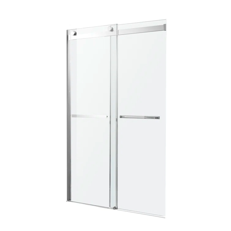 ANZZI Kahn 60" W x 76" H Double Sliding Frameless Shower Door SD-FRLS05802BN