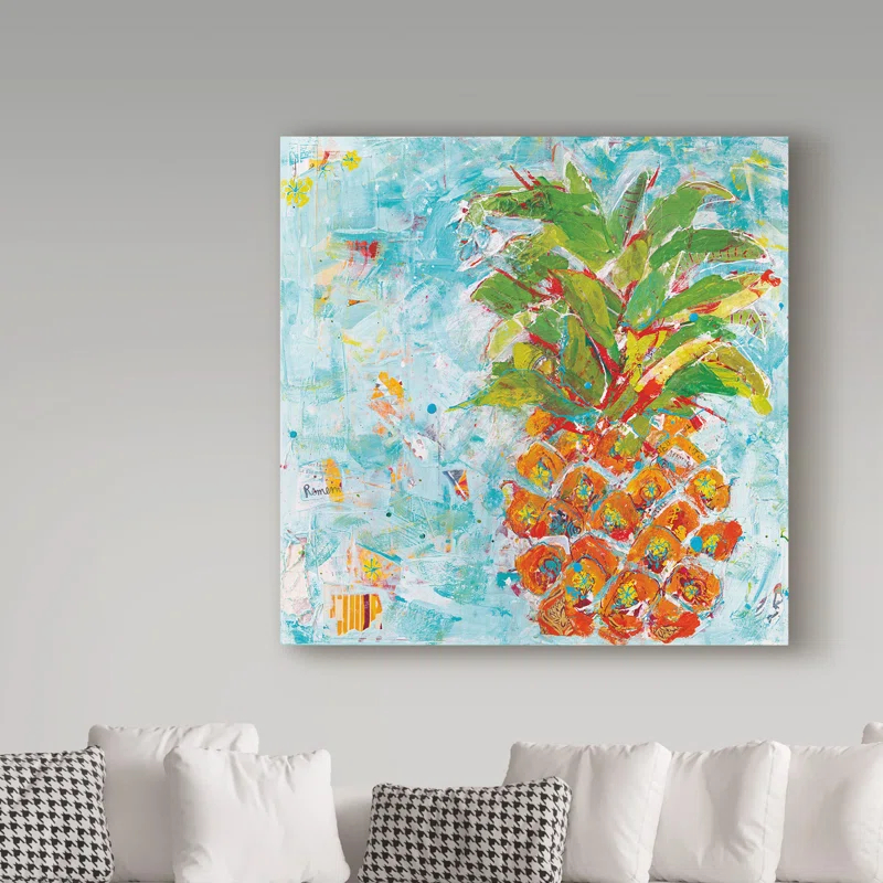 Trademark Fine Art Kellie Day " Pineapple Bright "