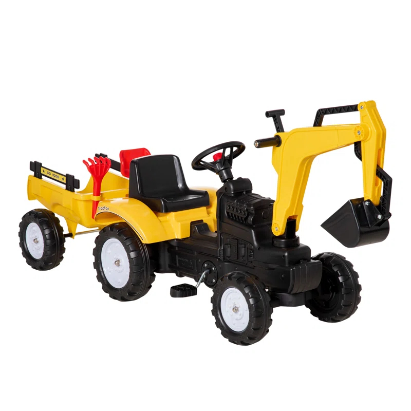 Aosom Aosom 1 Seater Tractors / Construction Pedal Ride On