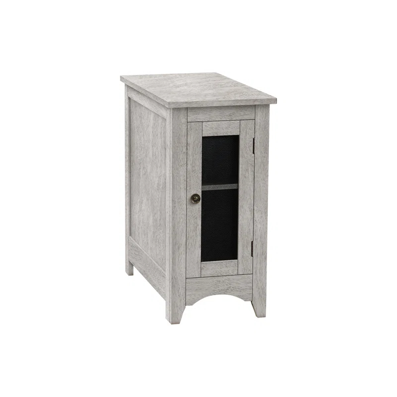 Winston Porter Accent Table, End, Side Table, Narrow, Nightstand, Bedroom, Lamp, Storage
