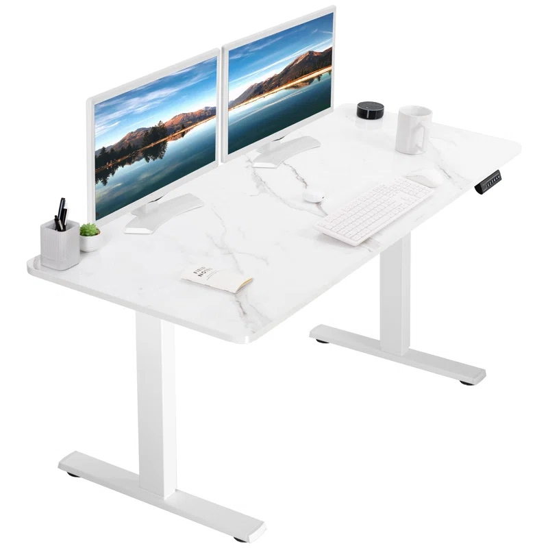 Vivo VIVO Single Motor Electric Desk with Push Button Memory Controller