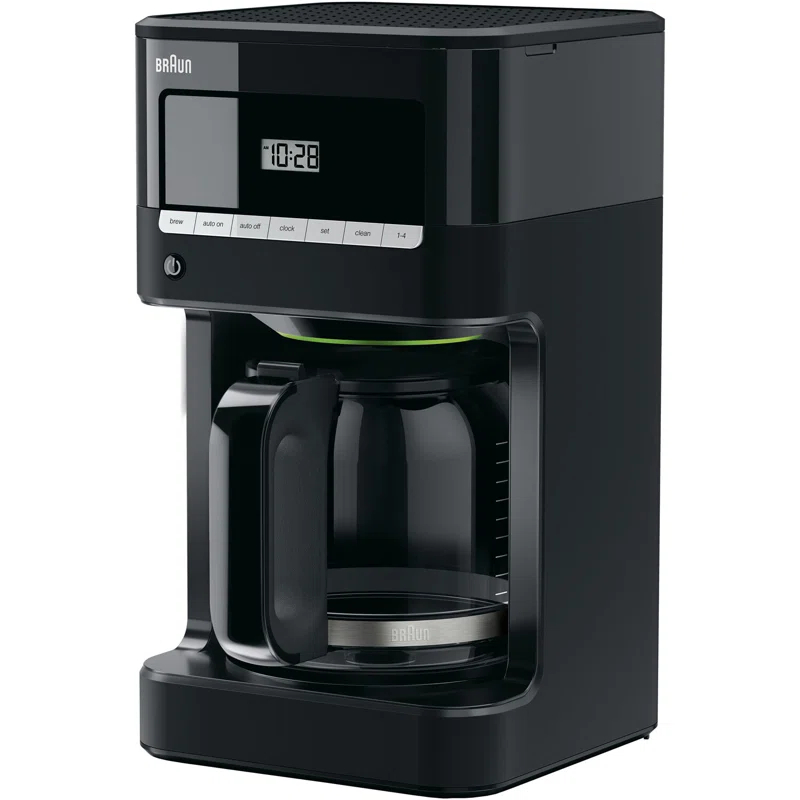 Braun KF7000BK Braun BrewSense 12-Cup Drip Coffee Maker with Brew Strength Selector and Glass Carafe