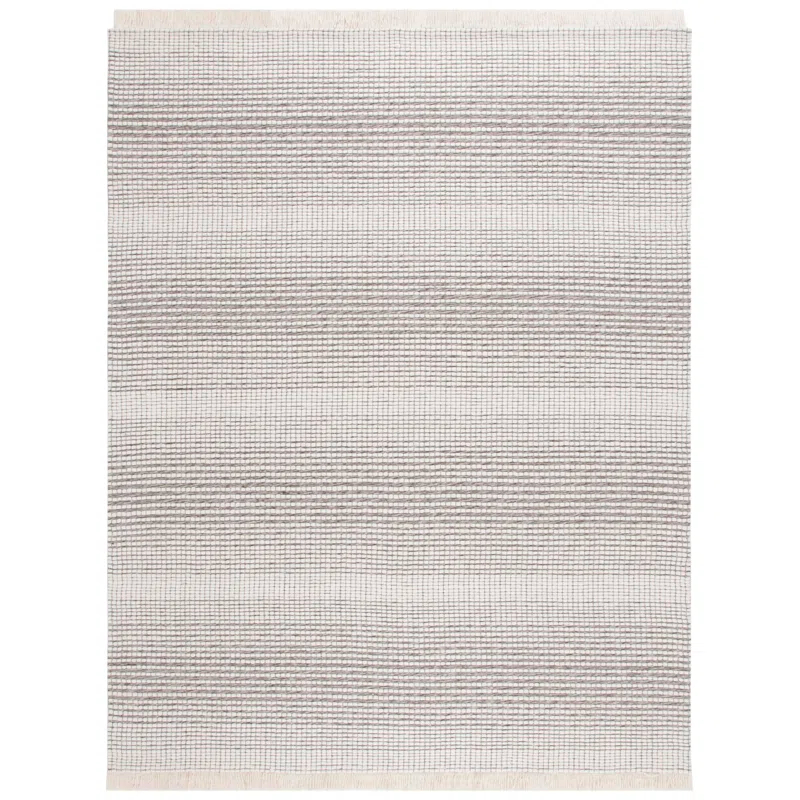 Safavieh Marbella Hand Woven Wool With Cotton Cloth Backing Striped Rug