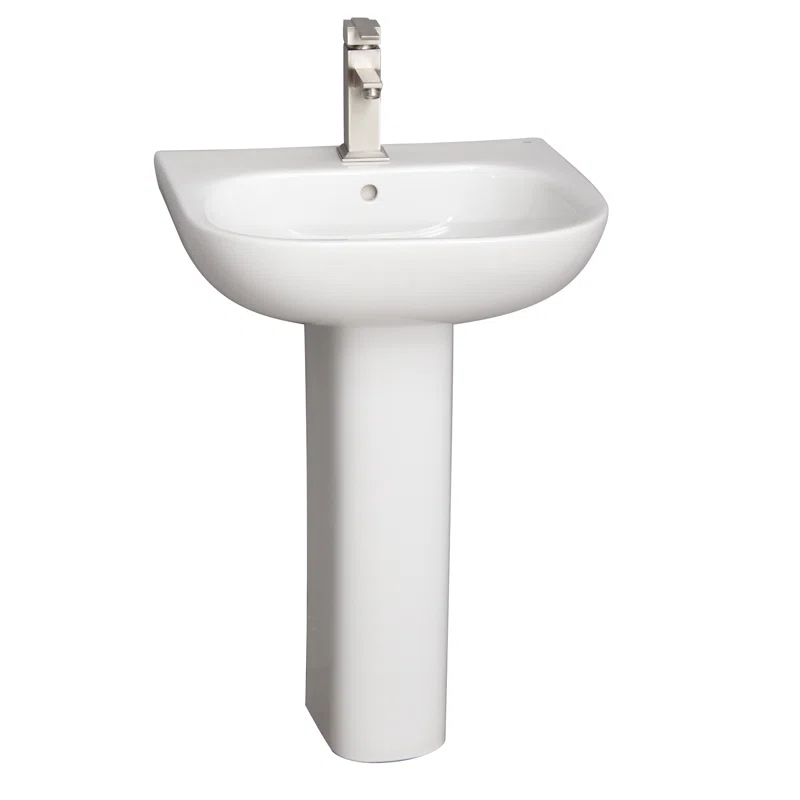 Barclay 3-2021WH Barclay Tonique White Bathroom Sink