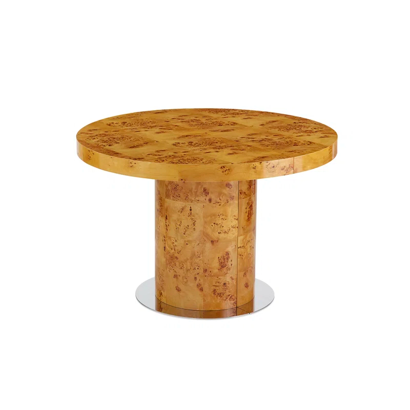 Jonathan Adler Bond Extendable Solid Wood Top Dining Table