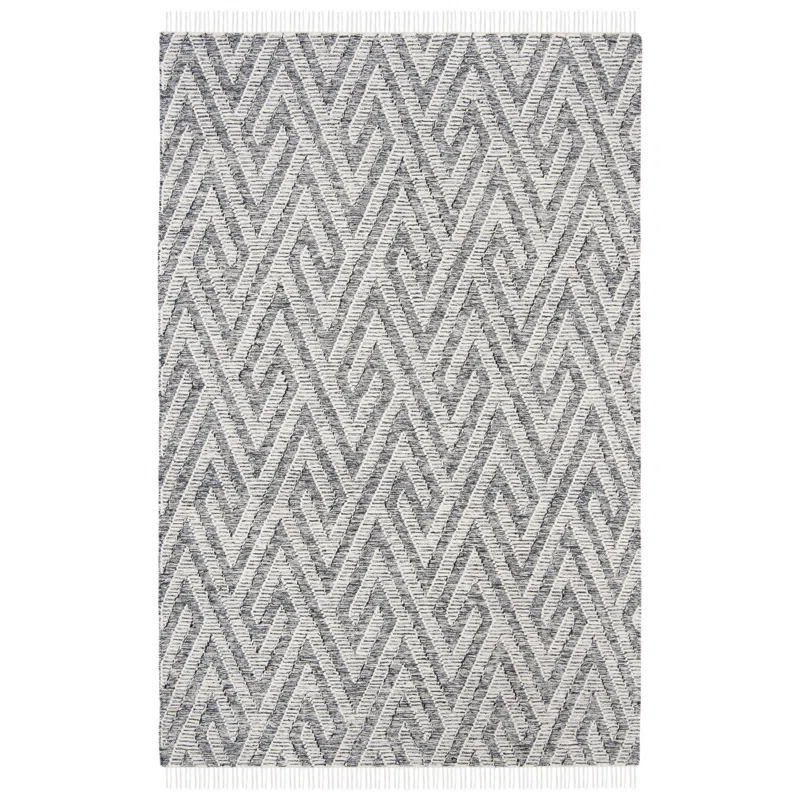 Union Rustic Reliford Kilim Hand Loomed Wool Geometric Rug