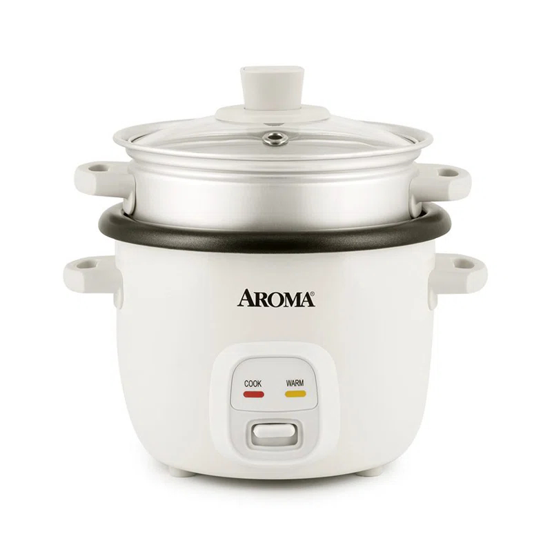 Aroma AROMA Mini Rice Cooker, 2-Cup (Uncooked) / 4-Cup (Cooked), 1.5 Qt
