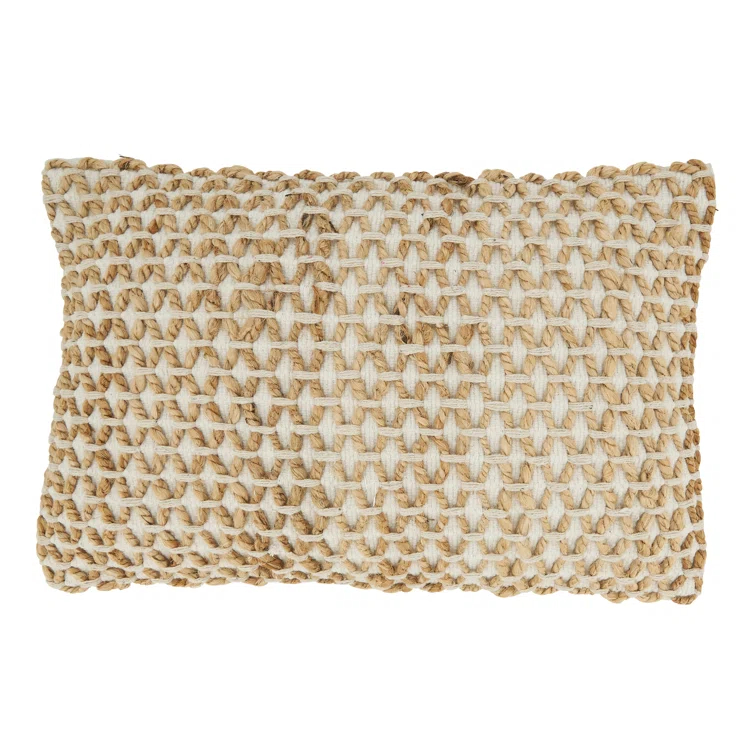 Saro Islander Collection Cotton Throw Pillow