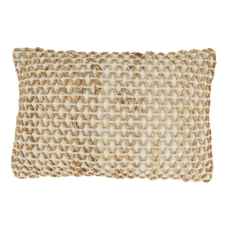 Saro Islander Collection Cotton Throw Pillow