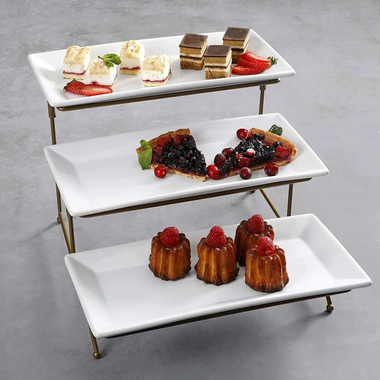 Gibson Metal 3 Specialty Serving (Set of 2)