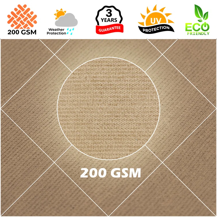 ColourTree Royal Shade Triangle 200 GSM Sun Shade Sail