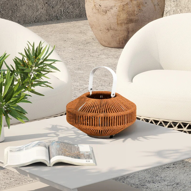 Jennifer Taylor Home Nova 13.5'' No Power Source Required / Manual Outdoor Lantern