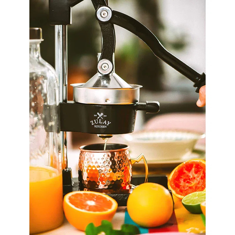 Zulay Kitchen Zulay Kitchen Citrus Complete Set Manual Citrus Press Orange Squeezer & 2-in-1 Metal Lemon Squeezer