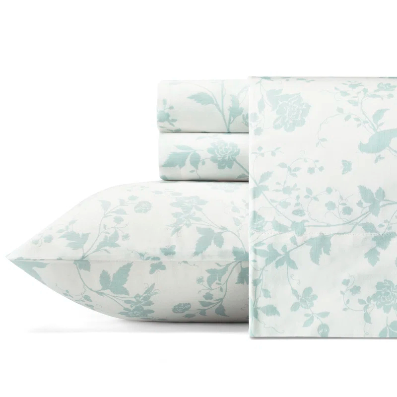 Laura Ashley Laura Ashley Sateen Cotton Printed Sheet Sets