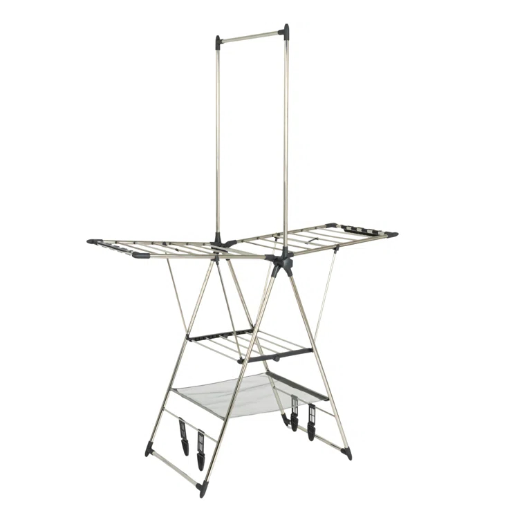 Household Essentials Steel Foldable Standard Drying Rack