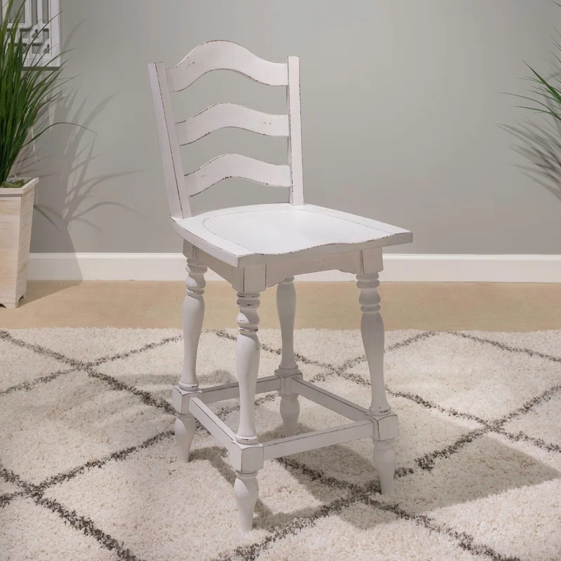 Liberty Furniture Magnolia Manor Ladderback Swivel Counter Height Chair (Set of 2)