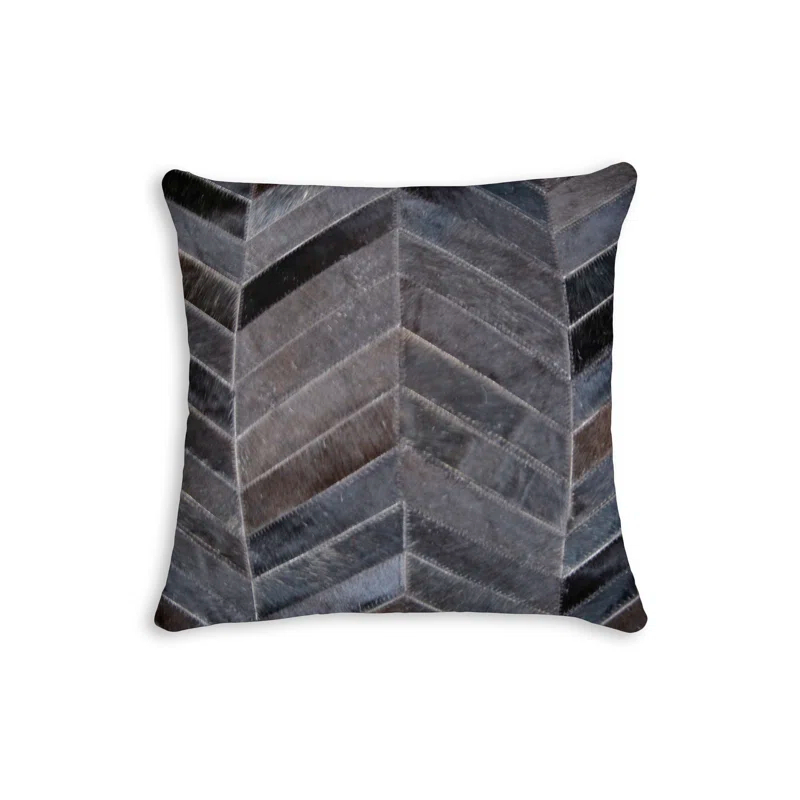eRug Outlet Torino Leather/Suede Throw Square Pillow Cover & Insert