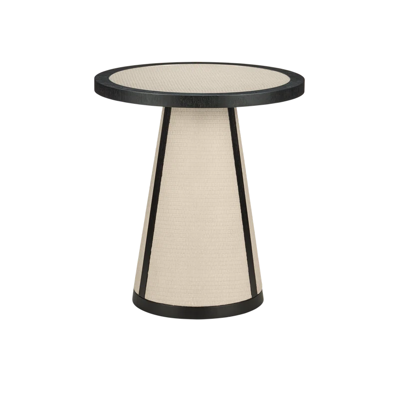 Currey & Company Deanna Raffia Entry Table