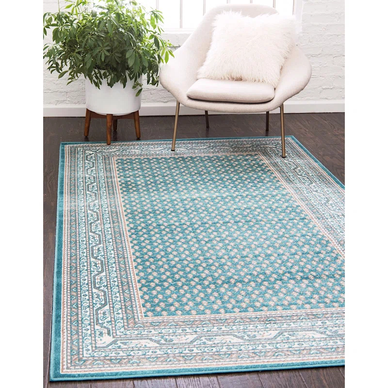 RugPal Wingate Turquoise Area Rug