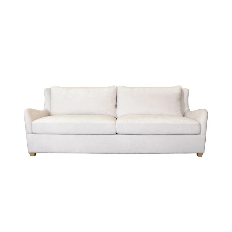 Worlds Away Kaleb Ivy 92.5'' Upholstered Sofa