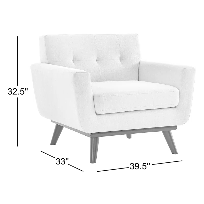 Modway Modway Engage Herringbone Fabric Armchair